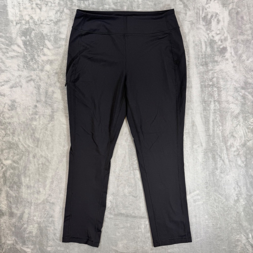 Duluth Trading Noga Leggings Pants Womens Size M Black Stretch Classic Hiking